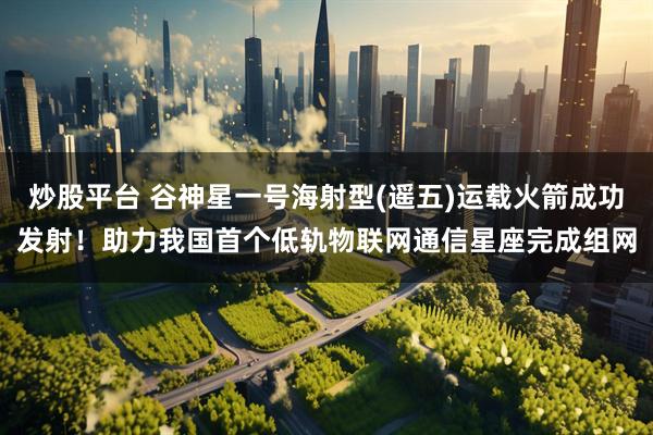 炒股平台 谷神星一号海射型(遥五)运载火箭成功发射！助力我国首个低轨物联网通信星座完成组网